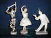 Bing og Grøndahl Tivoli figurer, Harlekin, Columbine, Pjerrot, Royal Copenhagen figurines.JPG (208816 byte)